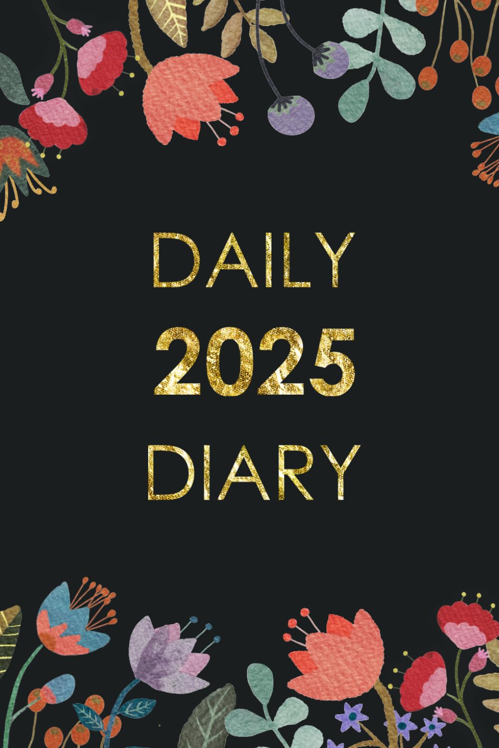 2025 Daily Diary One Page Per Day: Fully Line And Dated Journal
