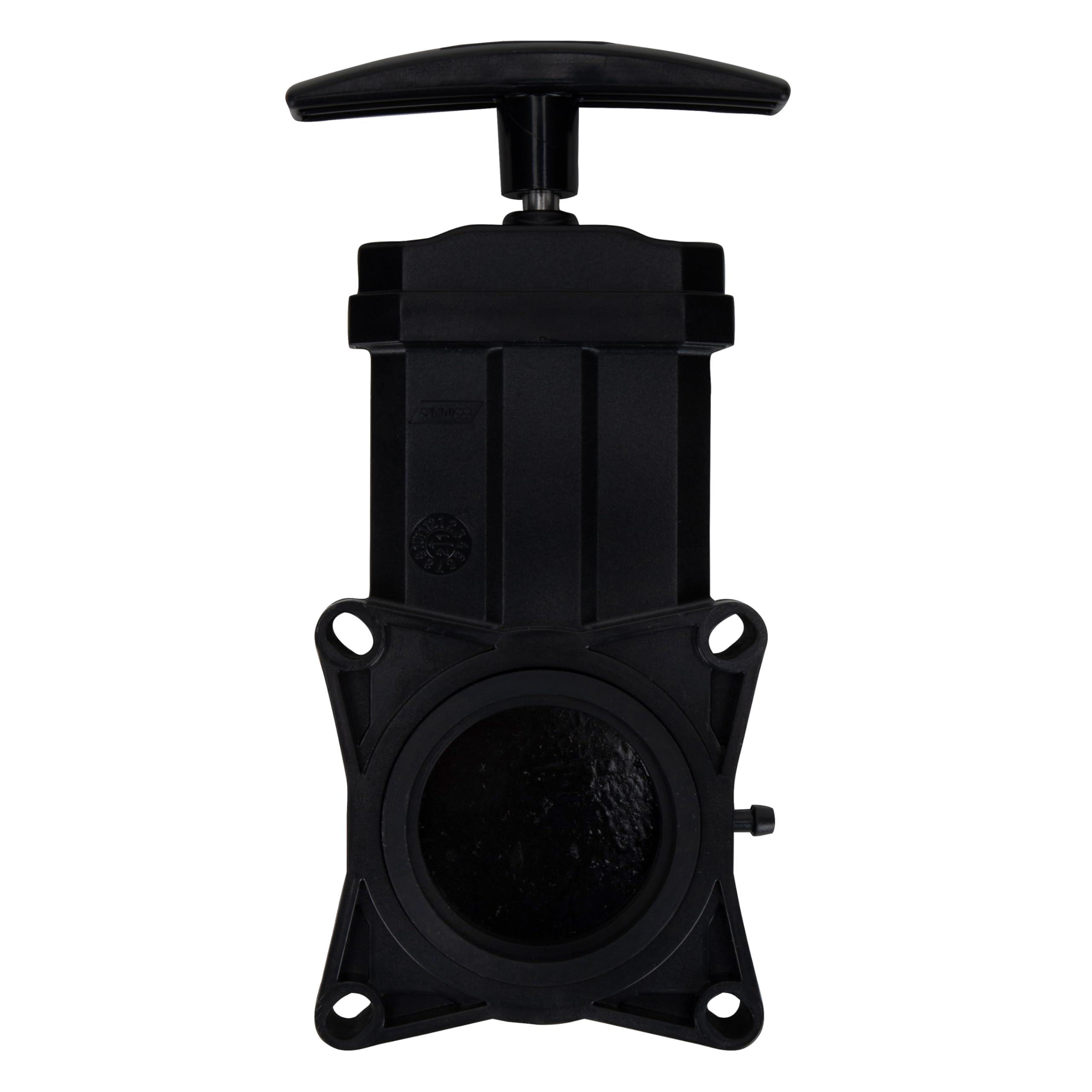 Camco RV 39503 Zastępczy zawór ściekowy z uchwytem, wyposażony w wytrzymały plastikowy uchwyt, o średnicy 38 mm