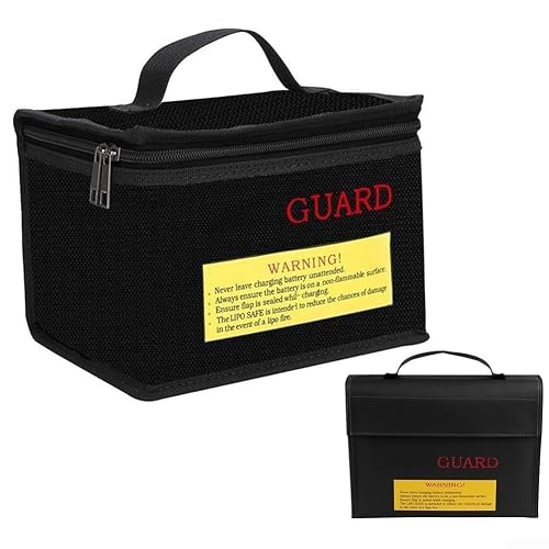 Flame Retardant Storage Bag for Lithium Polymer Batteries Used in