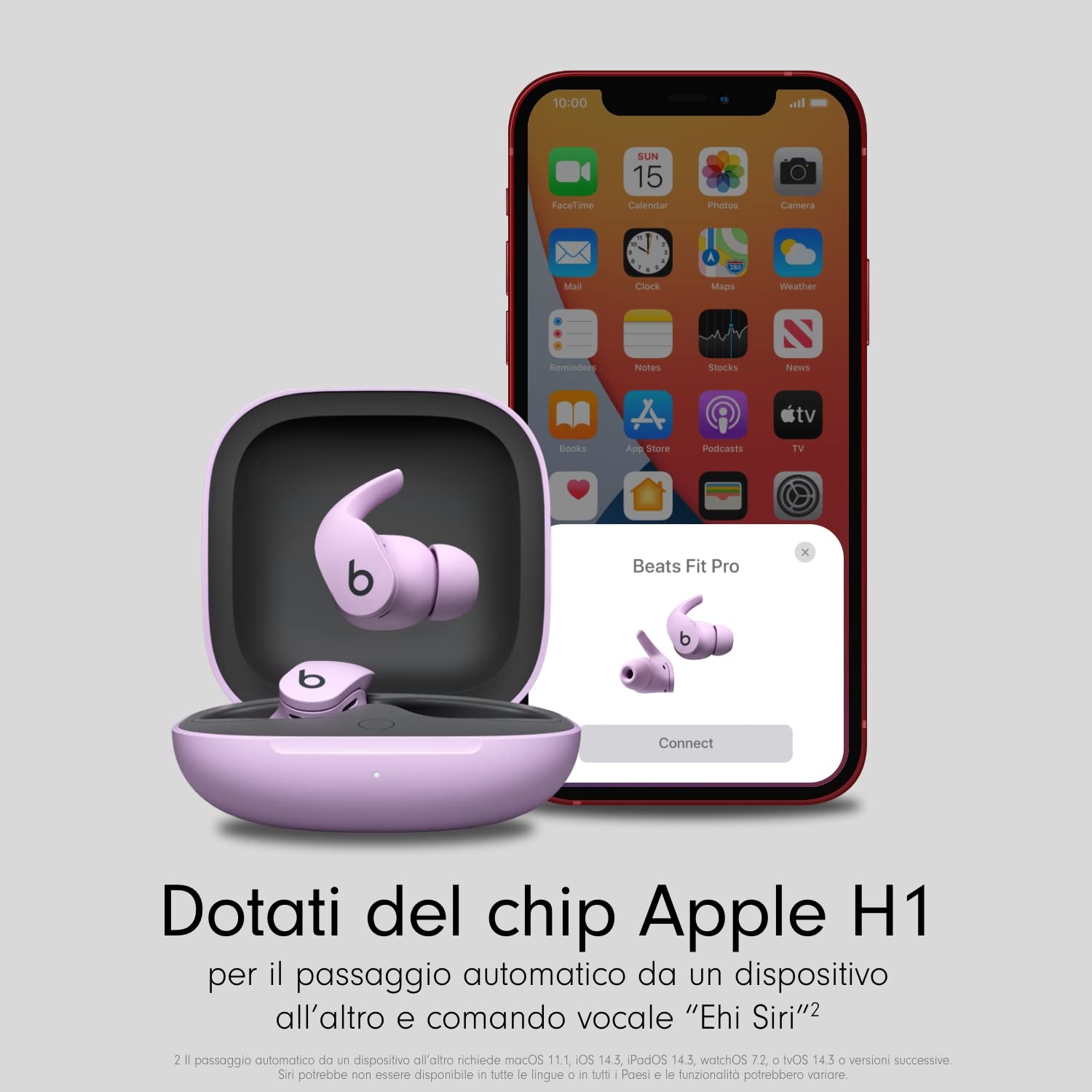 Beats Fit Pro – Auricolari true wireless con cancellazione del rumore – rating di grado IPX4, compatibili con Apple e Android, Bluetooth® di Classe 1, microfono integrato – Viola ametista