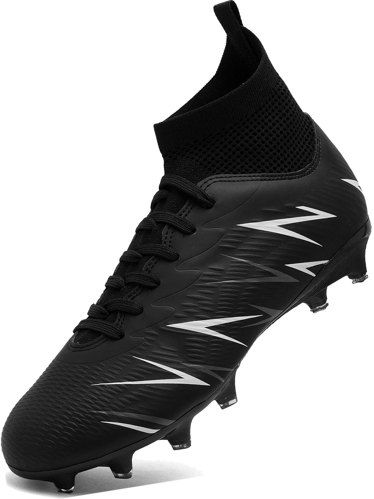 Mens Football Boots Spike High Top Football Shoes Astro Turf Trainers AG FG Soccer Cleats Boys Professional Athletic Shoes