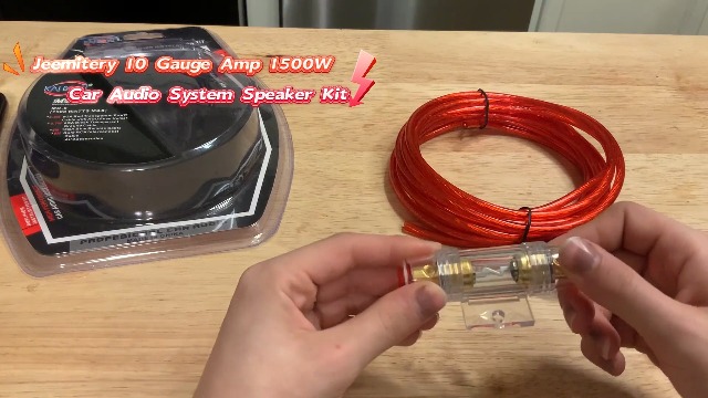 Image of 10 Gauge Car Amp Wiring Kit -Welugnal A Car Amplifier Install subwoofer Wire Wiring Kits Helps You Make Connections and Brings Power to Your Radio, Subwoofers and Speakers Amp Power Wire