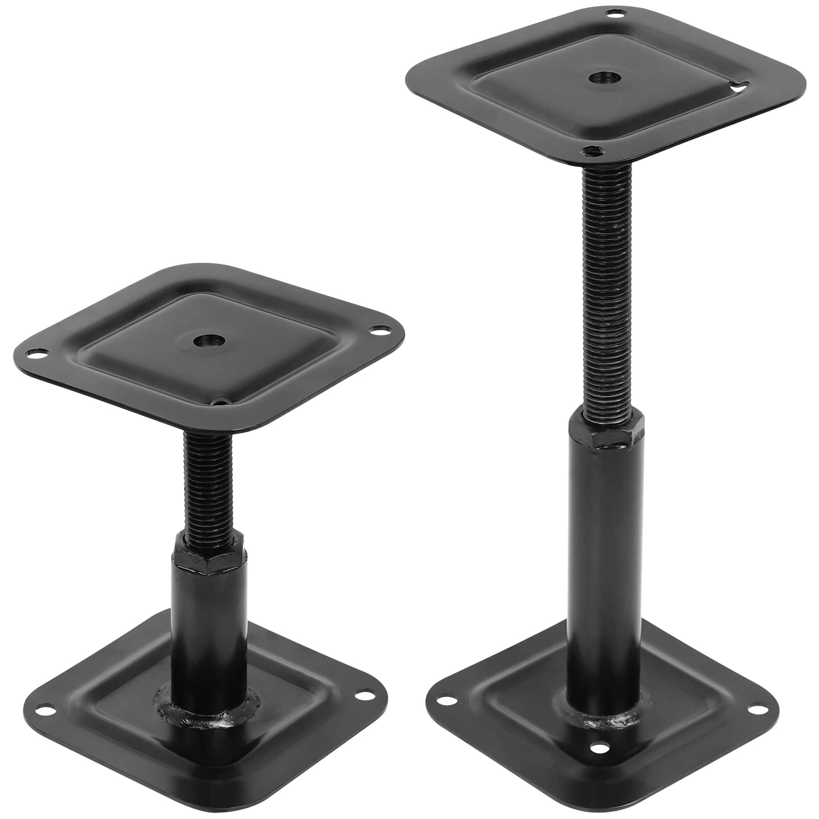 TeukRiGa RV Step Brace Stabilizer,Adjusts from 4-5/8" to 8" and 7-5/8" to 14",Heavy Gauge Steel with 1,000 lb Max Load Rating,2 Pcs