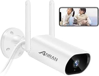 新品ANRAN防犯カメラ無線ダブルアンテナ型8チャンネルセットHDD無し