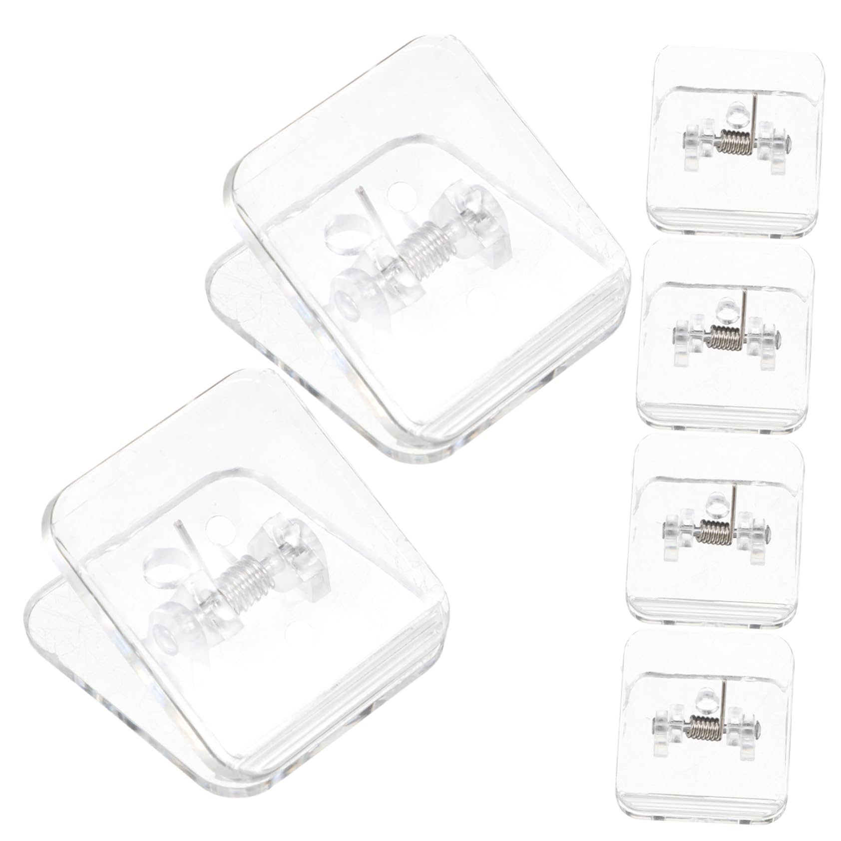 CIYODO 6 Pack Dog Pads Holder Adhesive Pet Toilet Clip Puppy Potty Training Pad Holder Waterproof for Dogs