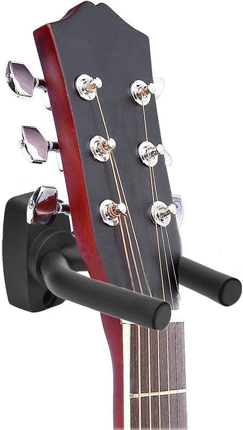 DECOMIL Guitar Holders Hooks Stands Hangers Wall Mount Display with Screws Fits All Size Guitars Bass Mandolin Banjo Ukulele (10 PCS)