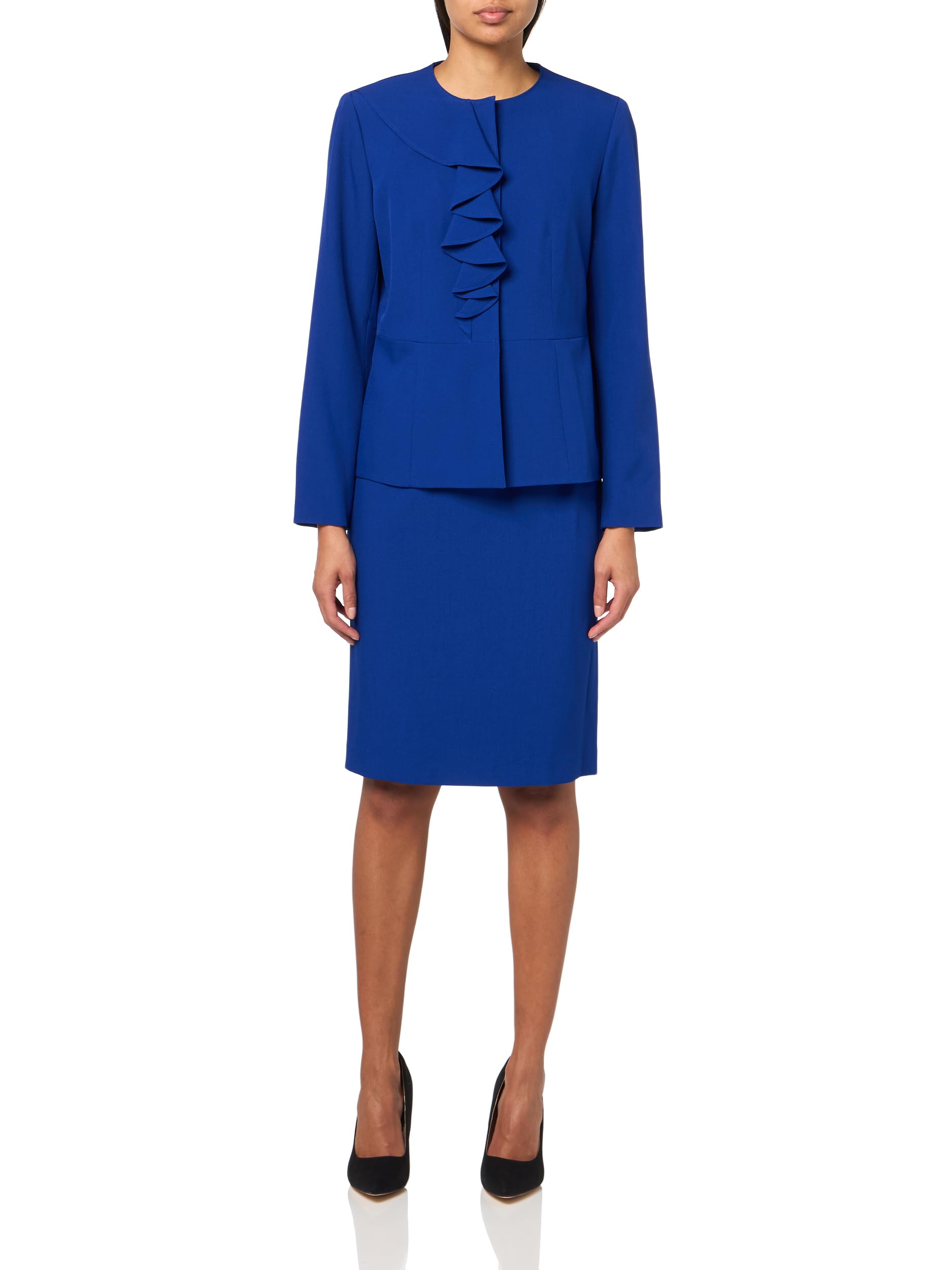Le Suit Womens Jacket Skirt Suit