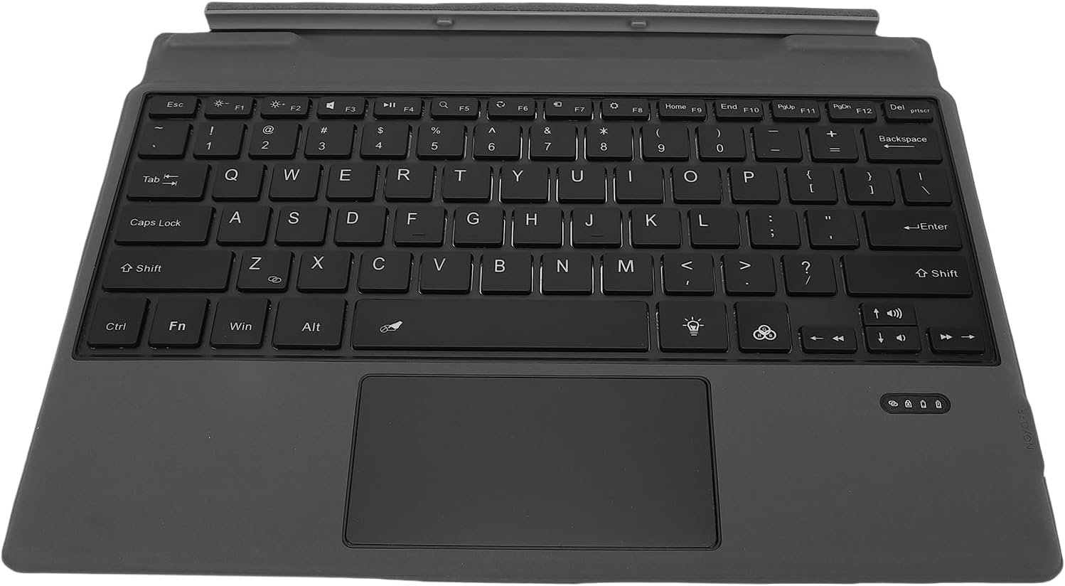 ASHATA for Latitude 7320 7310 Detachable Travel Keyboard, Palmrest Touchpad Keyboard withBacklit Keys, Magnetic Hinge, for K19M for for Tablets