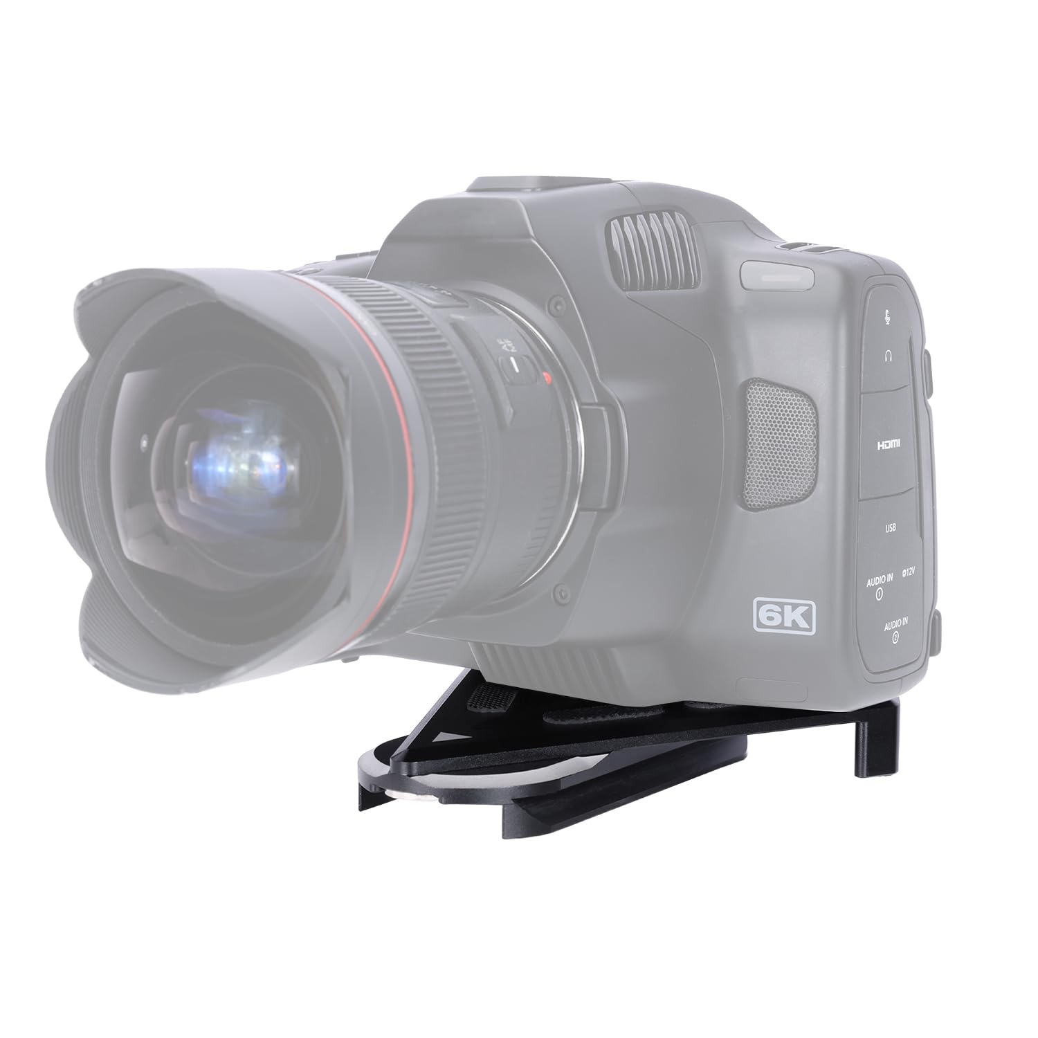 NICEYRIG Manfrotto - Placa Base Universal de liberación rápida para cámara, Placa de conexión rápida, QR de liberación rápida con Agujeros roscados de 1/4-20 para Manfrotto, DSLR