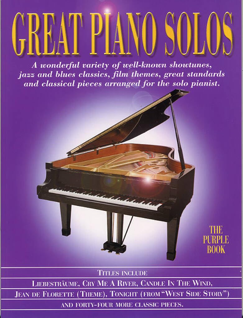 Great Piano Solos - The Purple Book Book [Softcover] Piano Music Sales