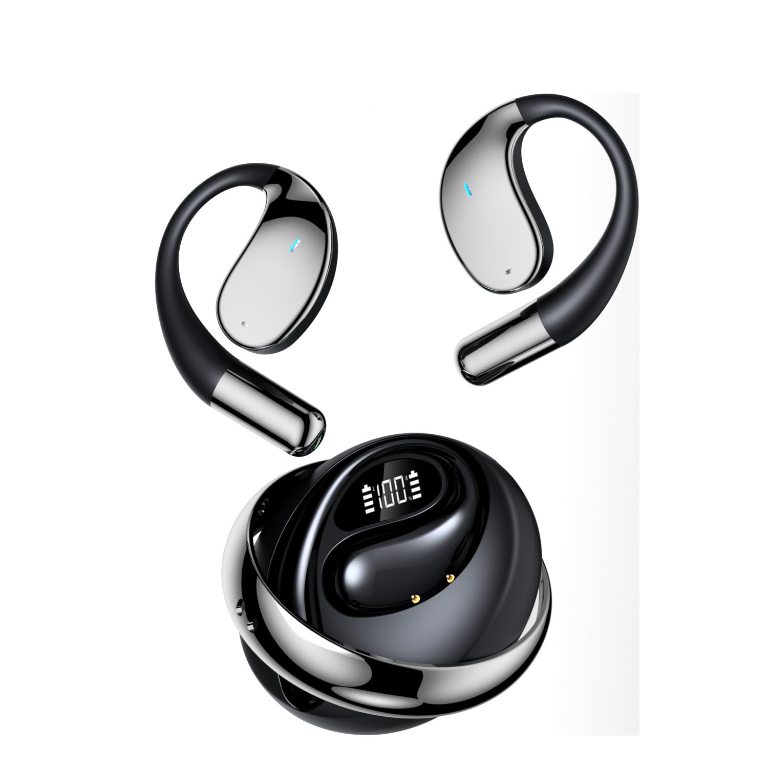 Open Ear Air Conduction Headphones Wireless Bluetooth 5 4 Headphones High-precision Multi-language Translation 48H Playtime IPX5 Waterproof Wireless
