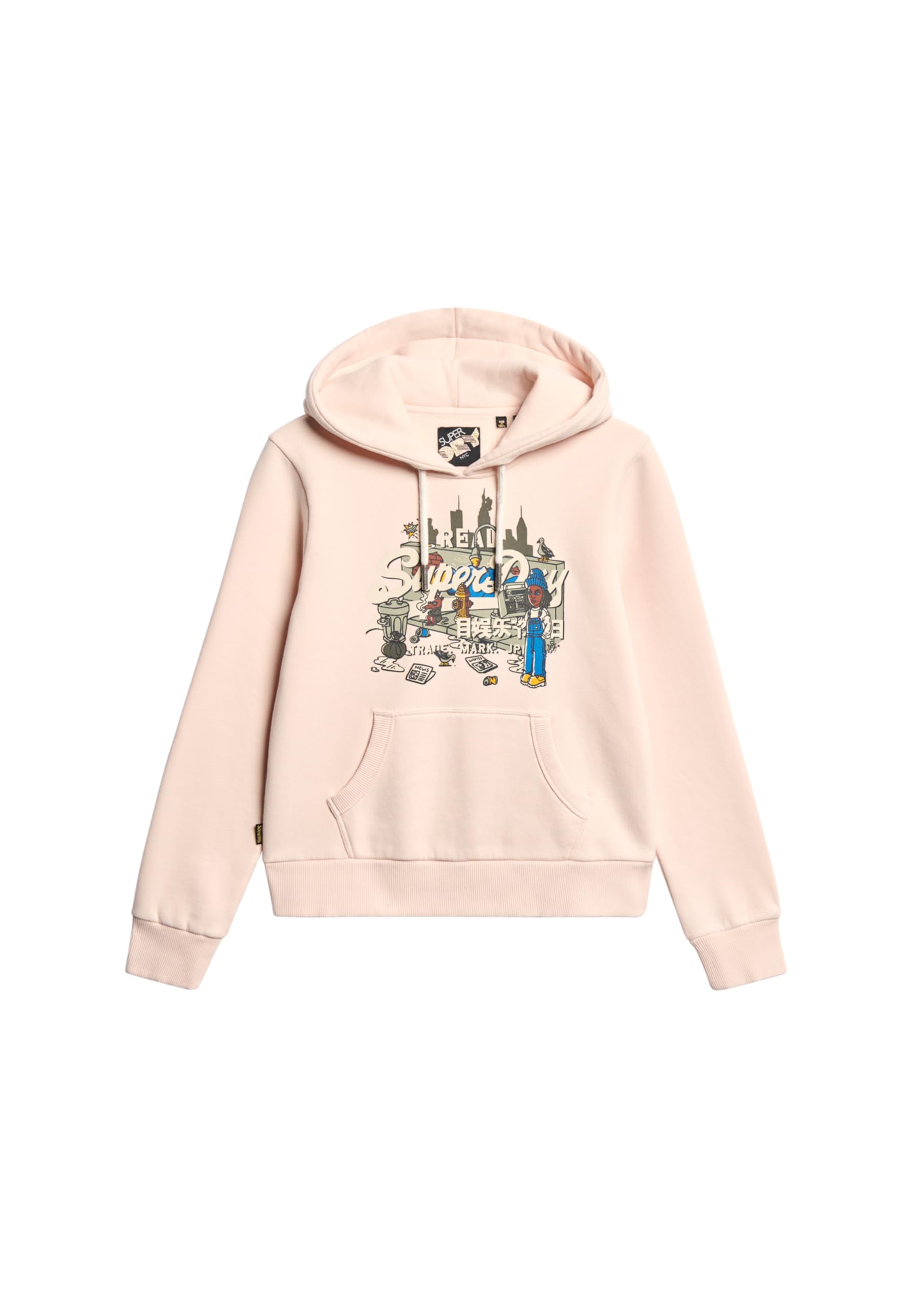 Superdry Sweat à capuche New York pour femme avec imprimé graphique