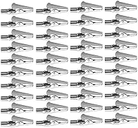 Vista 3 de Abrazaderas de resorte de clip de cocodrilo 2.008 in/2 pulgadas línea de prueba de cocodrilo Clip de cocodrilo plateado Pinzas de cocodrilo