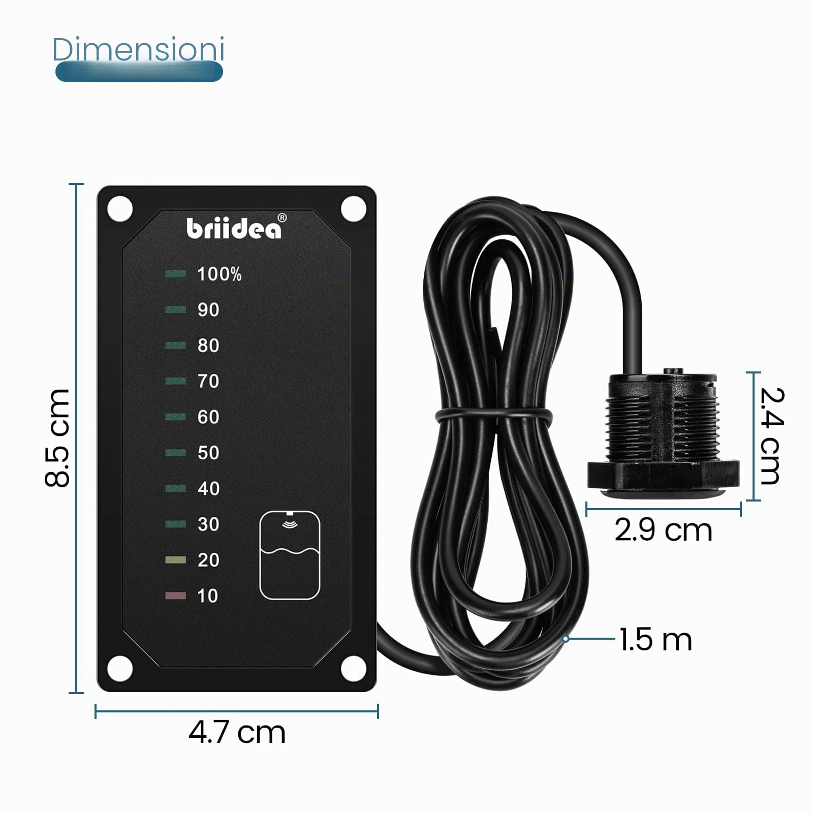 briidea Indicatore serbatoio acqua dolce