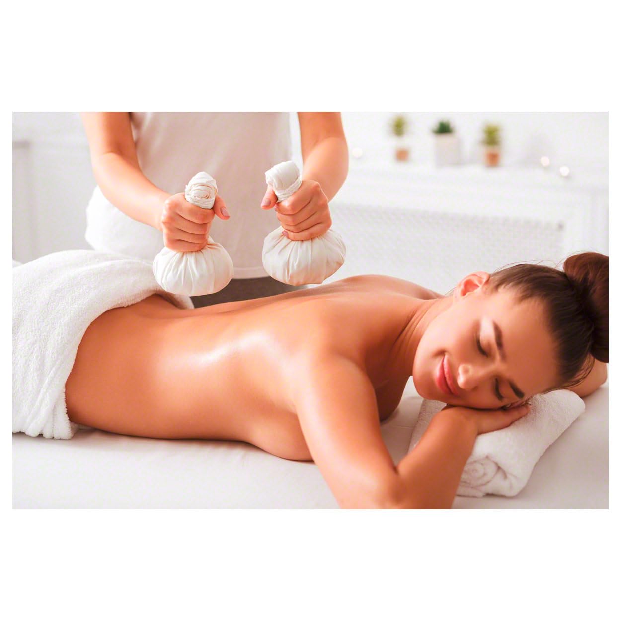 Sport-Tec Thailändische Kräuterstempel, Kräuter Stempel, Massagestempel, Massage, 6er Set