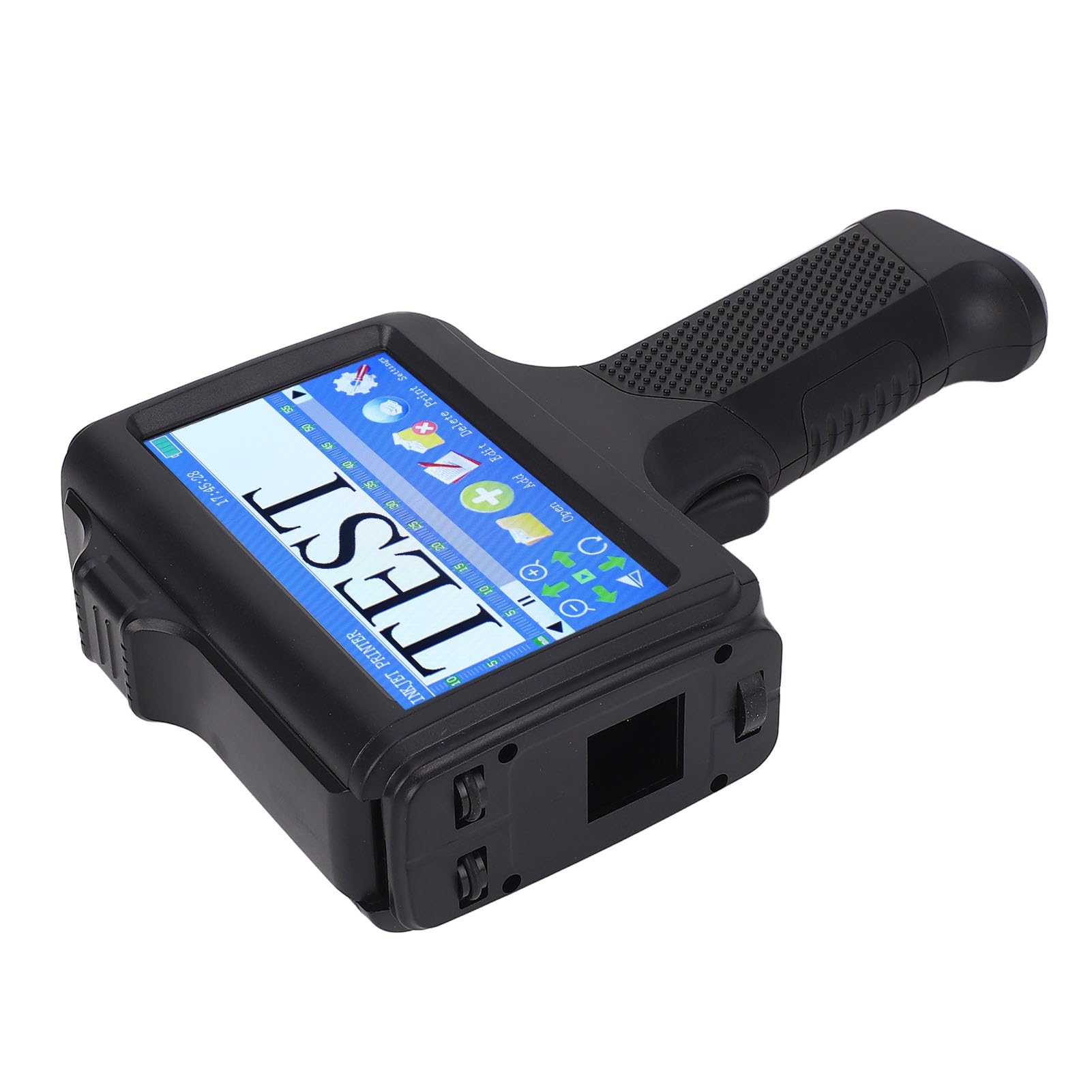 Stampante a Getto d'inchiostro Portatile, Touchscreen HD da 4,3 Pollici Batteria da 2600 MAh Stampante a Getto d'inchiostro Portatile, Pistola per a 'inchiostro con Altezza di Stampa