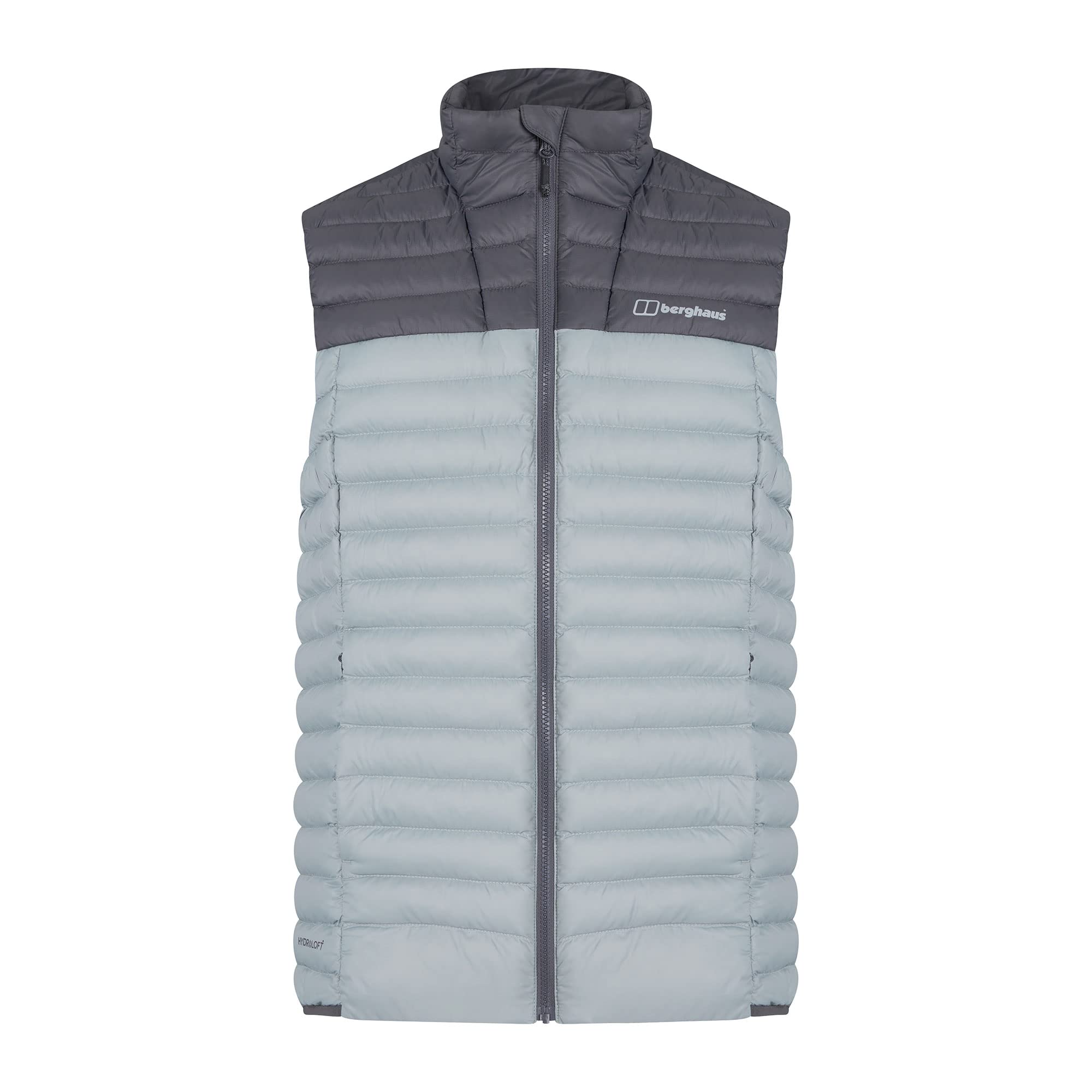 Berghaus Men's Vaskye Synthetic Insulated Jacket | Extra Warm | Durable Coat | Lightweight Design | Puffer Jacket, Grey Pinstripe, XS