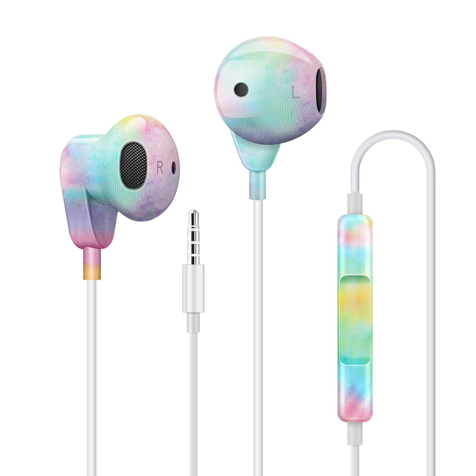 Amazon.co.jp: VOFOLEN 3.5mm 有線イヤホン マイク付き インナーイヤー 