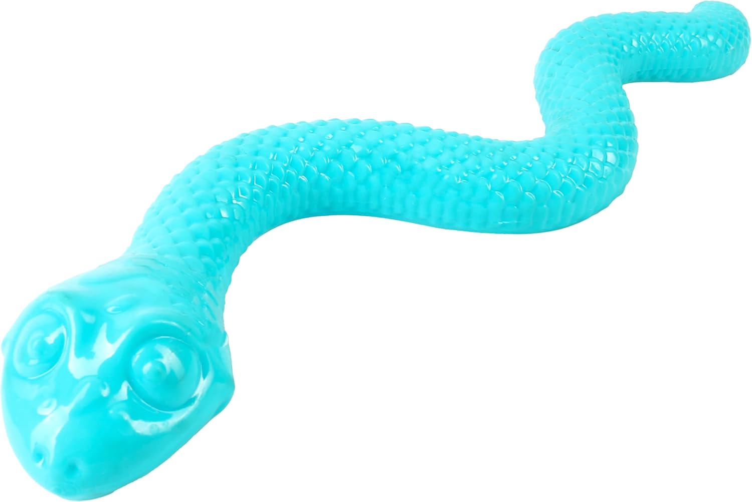 DogLife Tuffs TPR Snake Dog Toy Boredom Breaker Stuff with Treats/Peamutt Butter (Pink)