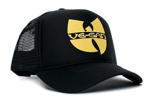 Amazon.com: Vegan Vegetarian Black Truckers Hat Cap Adult