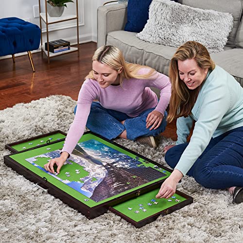 Snapklik.com : 1500 Piece Tilting Wooden Jigsaw Puzzle Table - 2 Large ...
