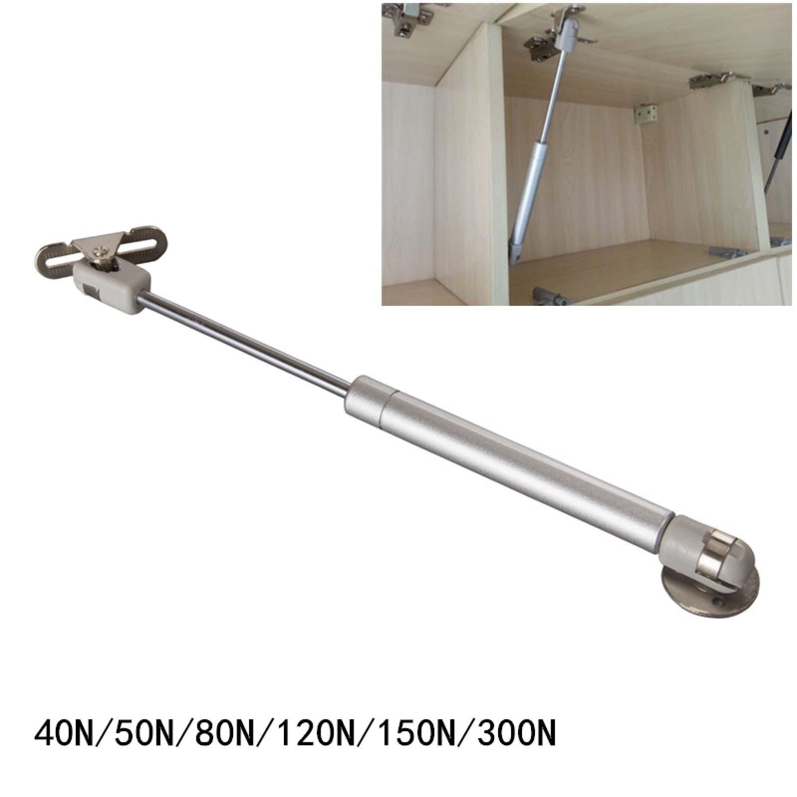 1 szt. Meblowy hydrauliczny pręt podporowy sprężynowy bufor gazowy do drzwi szafek hydrauliczne ukryte zawiasy szafkowe 40/80n/100n/120n (srebrny 40N)
