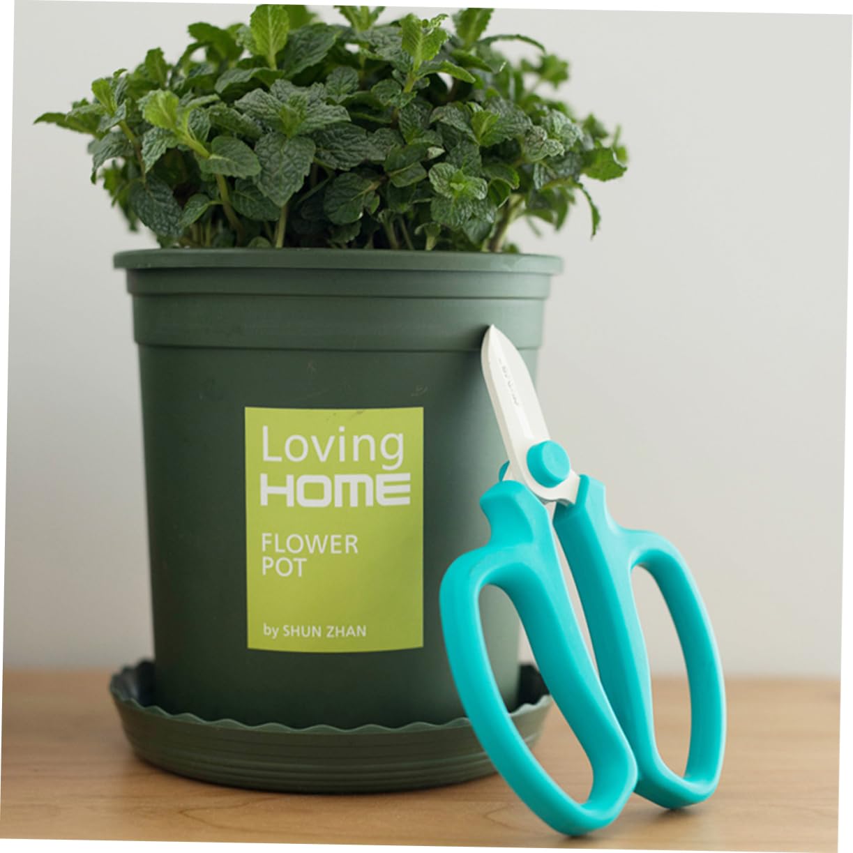 SUPVOX High Carbon Steel Tpe Material Multi-functional Scissors Kitchen Shears Gardening Pruners Plant Trimmer Tool (sky-)