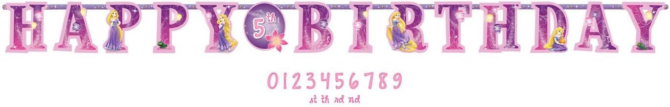 amscanTangled Sparkle Jumbo Letter Banner Kit (1ct)