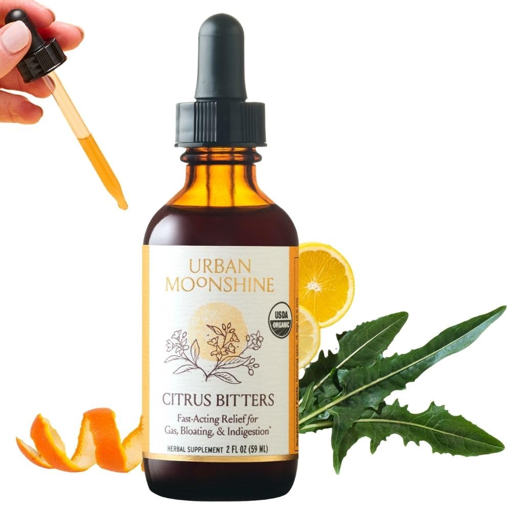 Urban Moonshine, Organic Bitters, Citrus, 2 fl oz (59.1 ml)