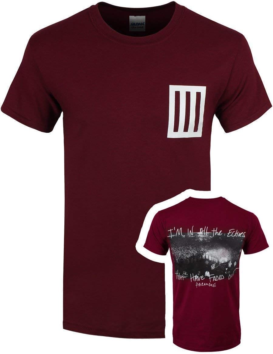 Paramore Men's Ovation T-Shirt Burgundy