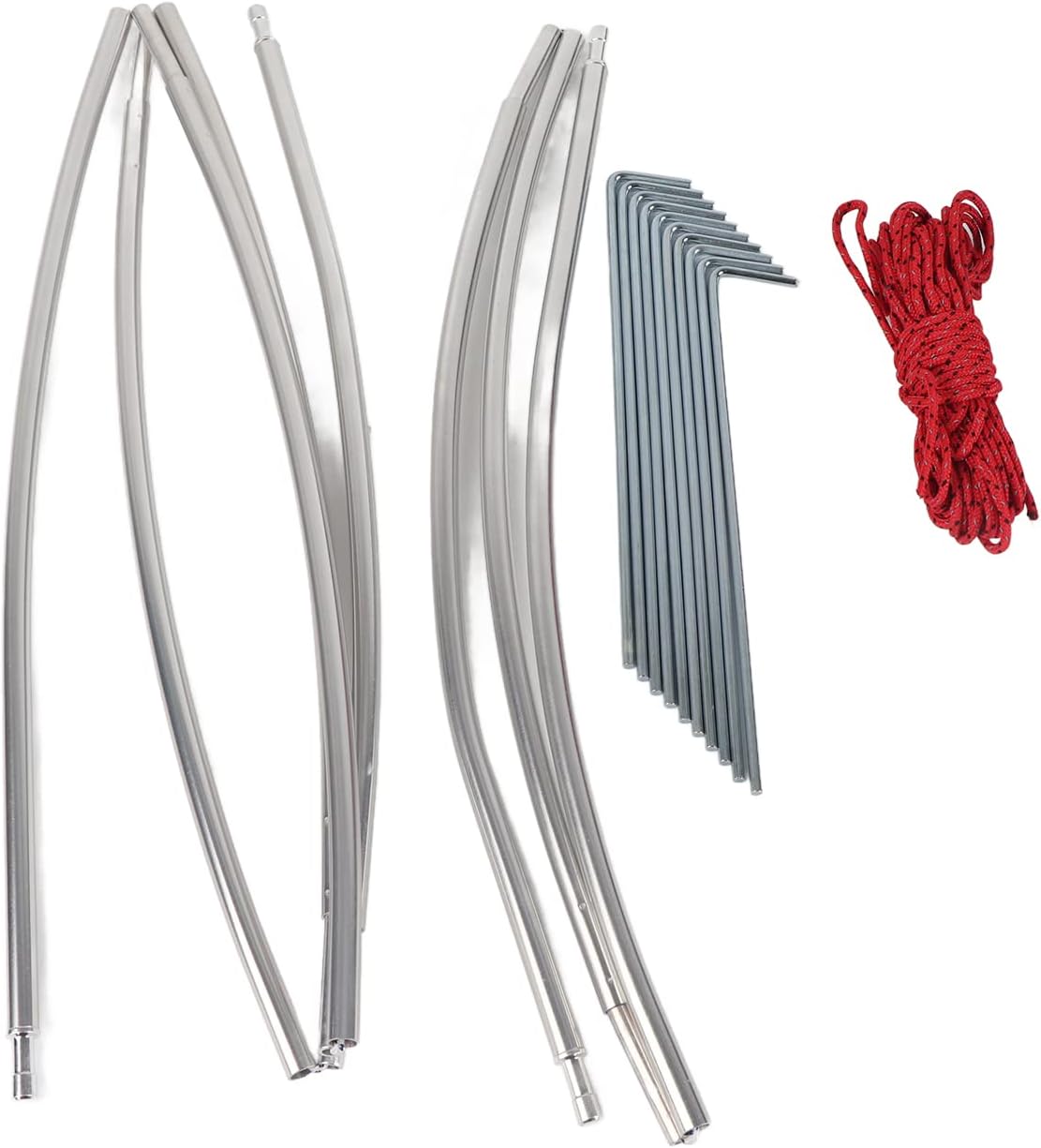 Generic Lightweight Camping Tent, Single Person Portable Waterproof Outdoor Tent with Large Arc Design, for Backpackers Hiking Travel