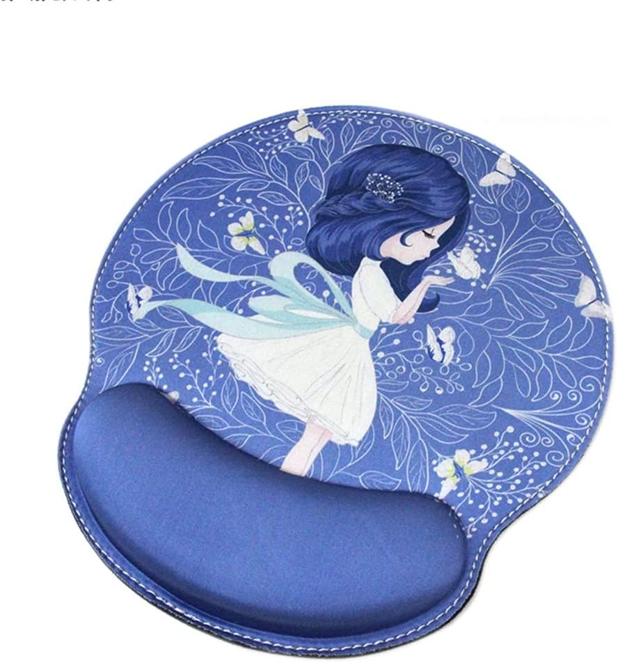 Mouse Pad Wrist Rest for Computer Keyboard Hand Care Support for Wrist Care Mouse Pad Memory Office Computer Laptop(D)