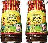 Walkerswood Traditional Jamaican Jerk Seasoning - Hot & Spicy 280g - Pack of 2