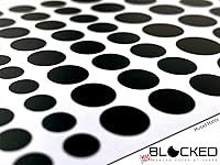 Vista 3 de Cubiertas de vinilo para cámara/webcam apilables 95 adhesivos para webcam reutilizables de baja adherencia 5 tamaños Pack de 95 piezas