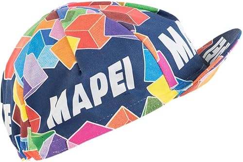 Vintage Team Cycling Caps - Anti Sweat Caps for Stand-Alone or Under Helmet Team Jersey Caps, Outdoor Caps, Made in Italy