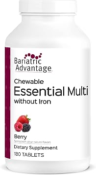 Bariatric Advantage Chewable Essential Multi Without Iron, Berry, 180 Ct