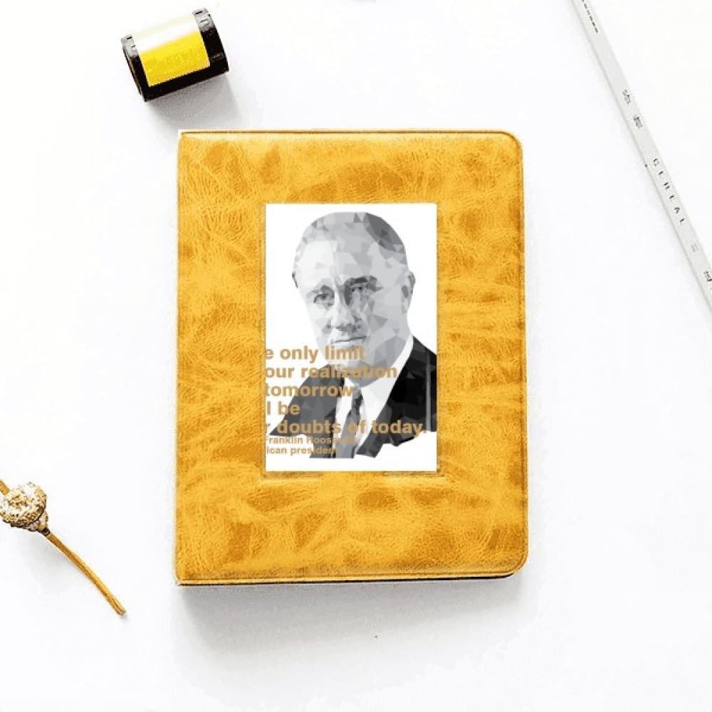 no/no President Roosevelt War Art Deco Fashion Photo Album Family Wedding Picture 4x6