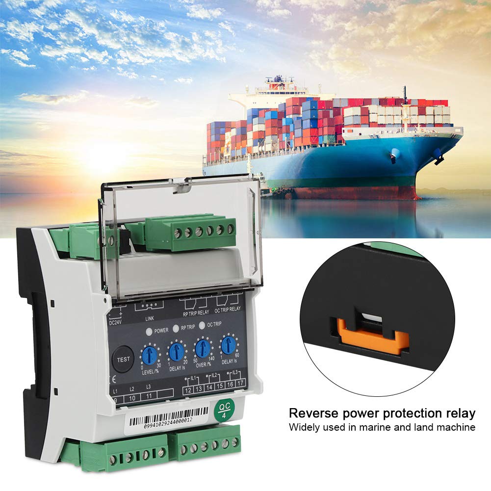 Relé de protección de potencia inversa, accesorio industrial para maquinaria marina y terrestre.