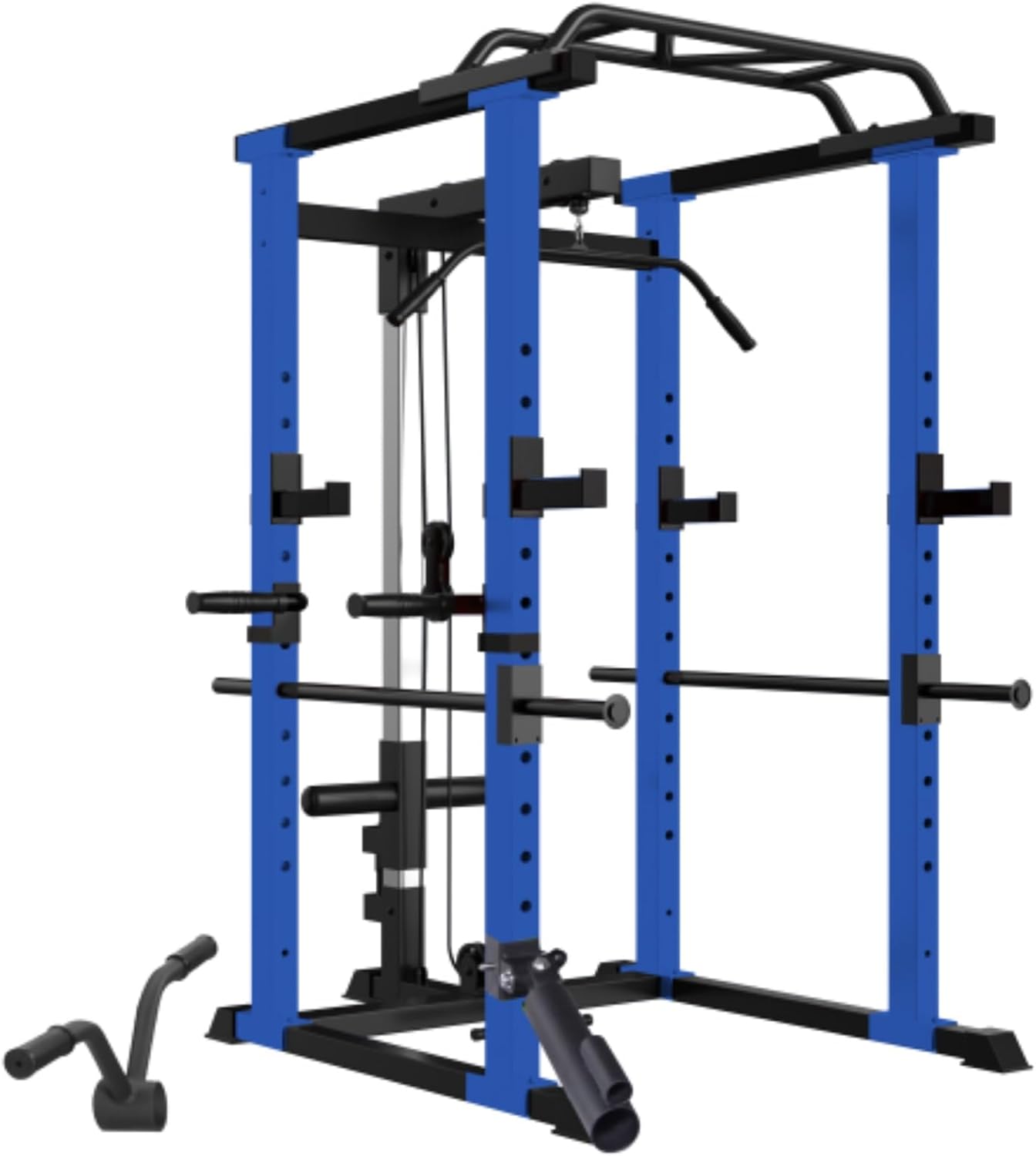 DINGLIHH DINGLIHH Multi-functional Power Cage – 1000lbs Capacity, Adjustable Pullup & Squat Rack
