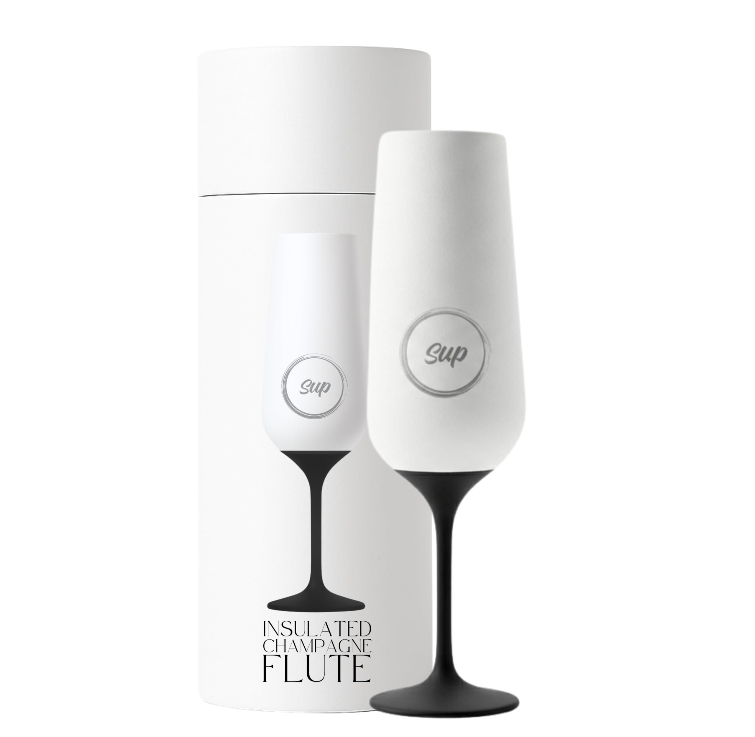 SUP Insulated Champagne Flute | 250ml Double Capacity Prosecco Glass — image 1