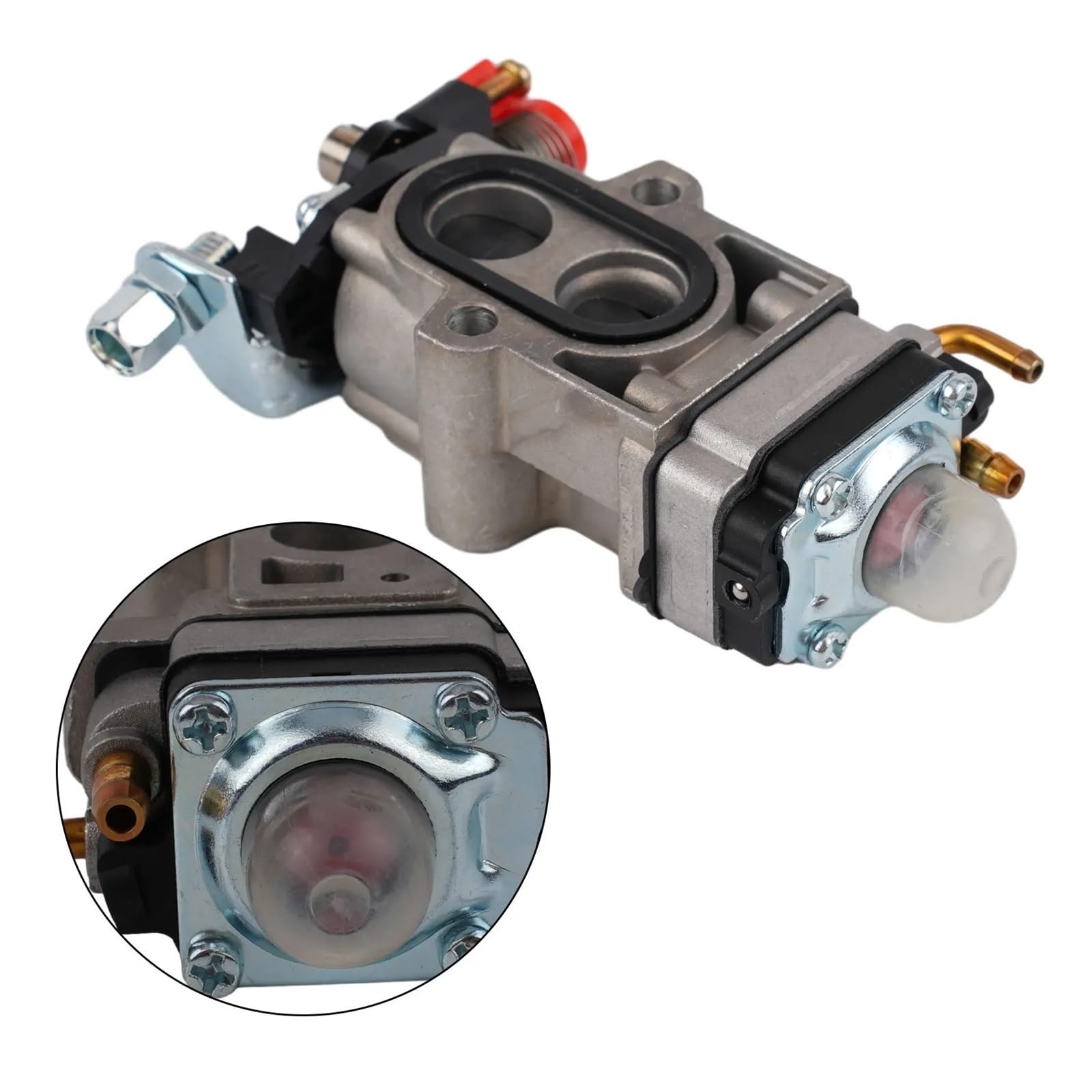 Accesorio de carburador de Repuesto for desbrozadora Compatible con KBL45A, KBH45B, KBL45B, TJ45, TJ45E y KBH45A.