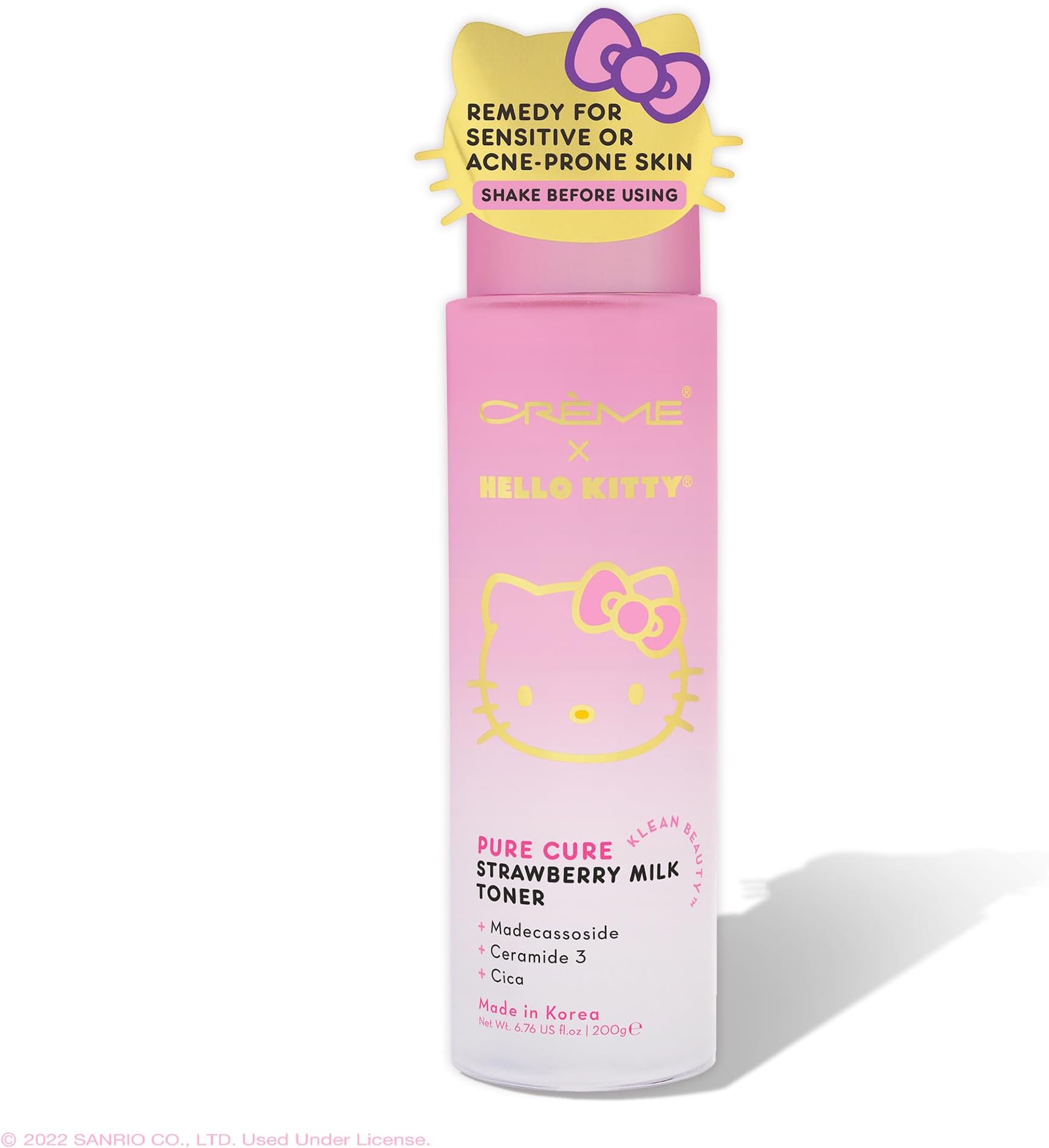 The Crème Shop X Hello Kitty Pure Cure Strawberry Milk Tonic - Klean Beauty