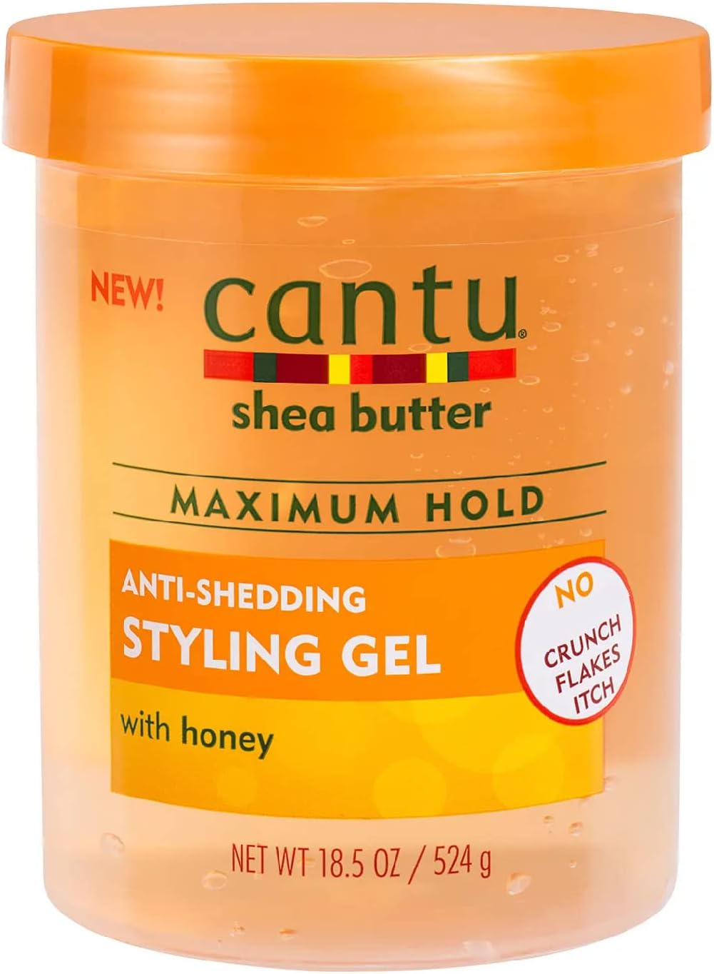 Cantu Anti-Shedding Styling Gel with Honey 524g