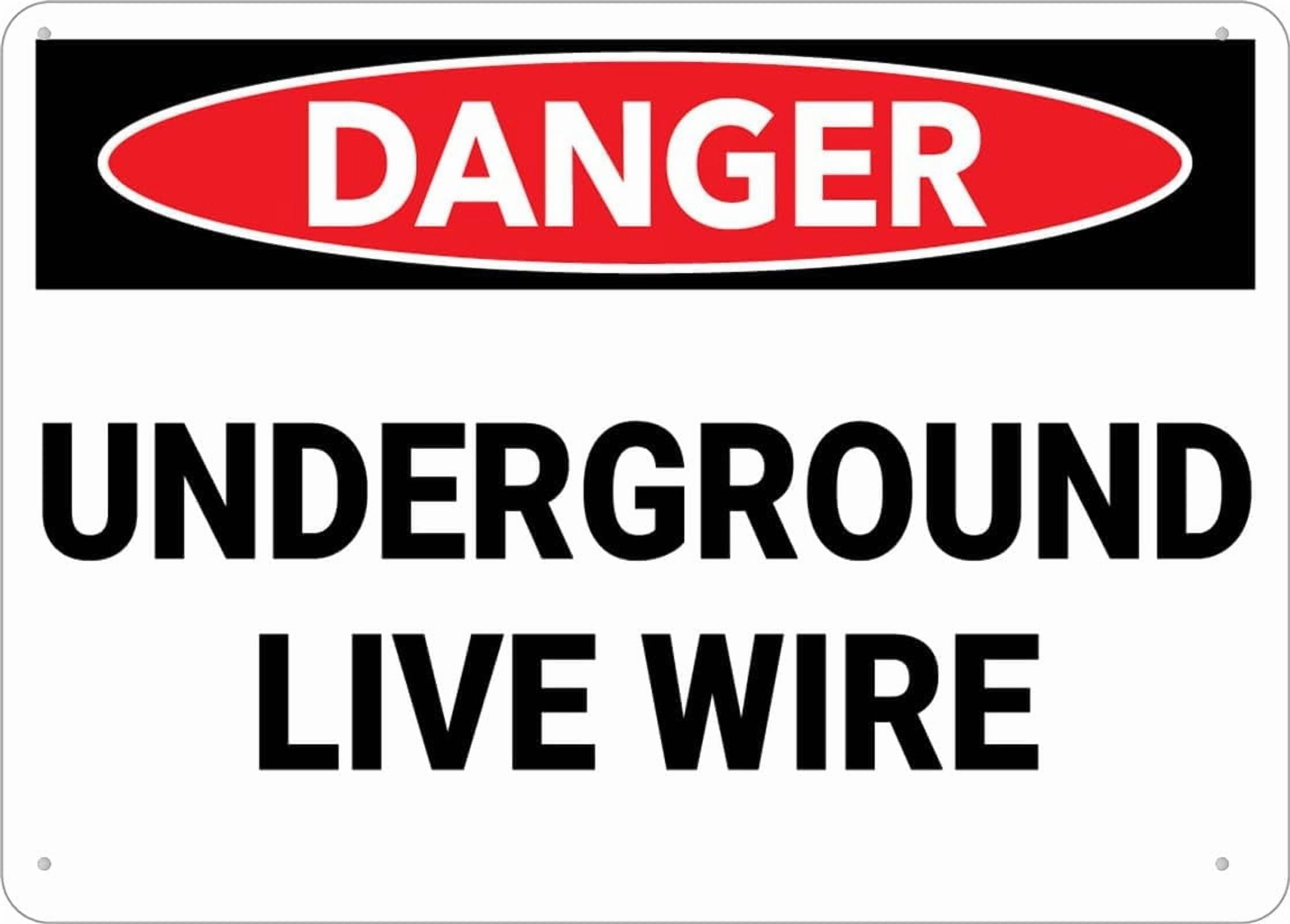 (2-Pack) Metal Tin Sign Danger Use Lockout Sign 8X12 Inch Uv Ink Printed For House And Business