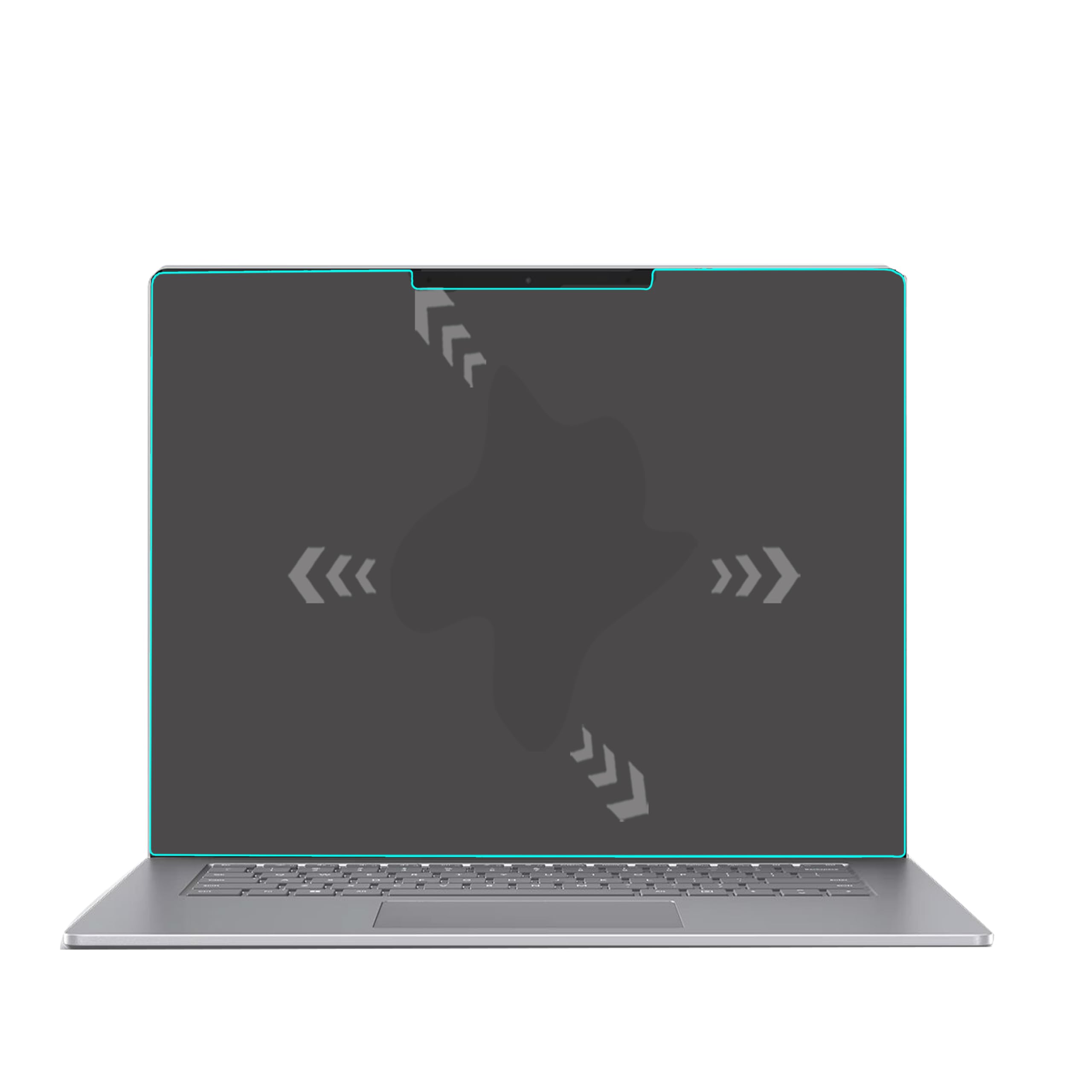Mr.Shield Pellicola Protettiva per Surface Laptop 6/5 / 4 / Laptop 3 (13.5") Vetro Temperato [9H Durezza] [2 Pezzi] Protezione Schermo Senza Bolle