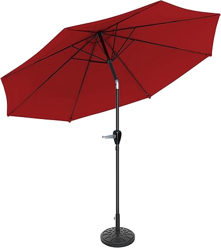 Pure Garden 10-Foot Outdoor Tilting Patio Umbrella