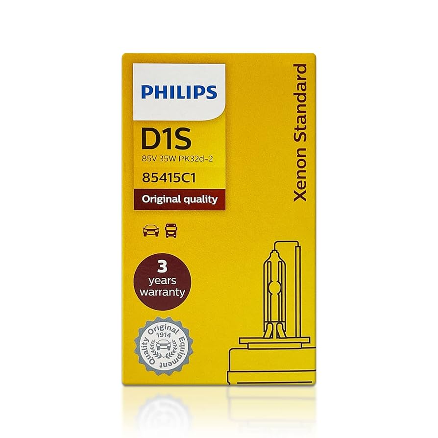Amazon.com: 2 x PHILIPS D1S x 1 BULB 85415 C1 85V 35W PK32d