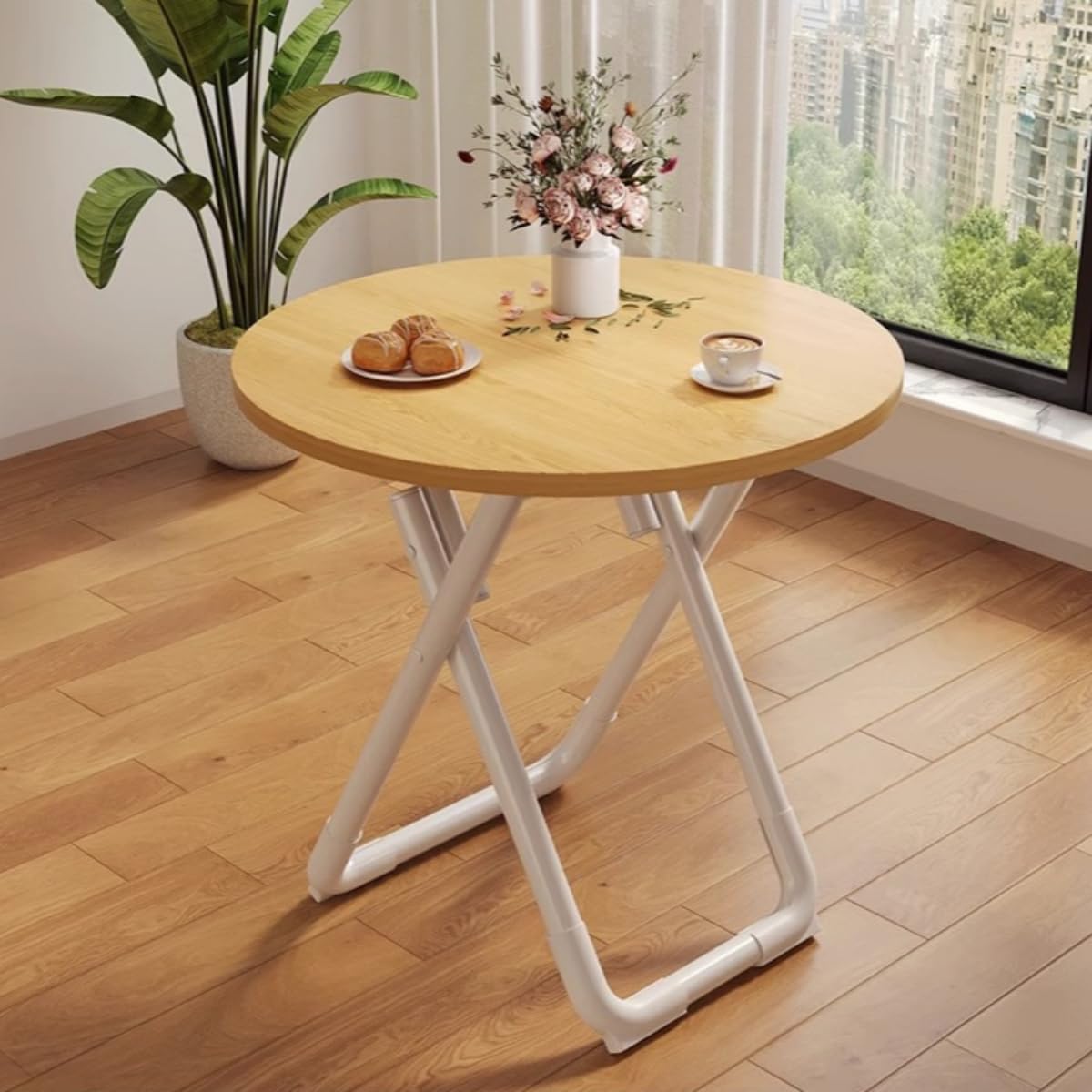 ダイニングテーブル 折りたたみ ダイニング テーブル 丸 伸長式 丸