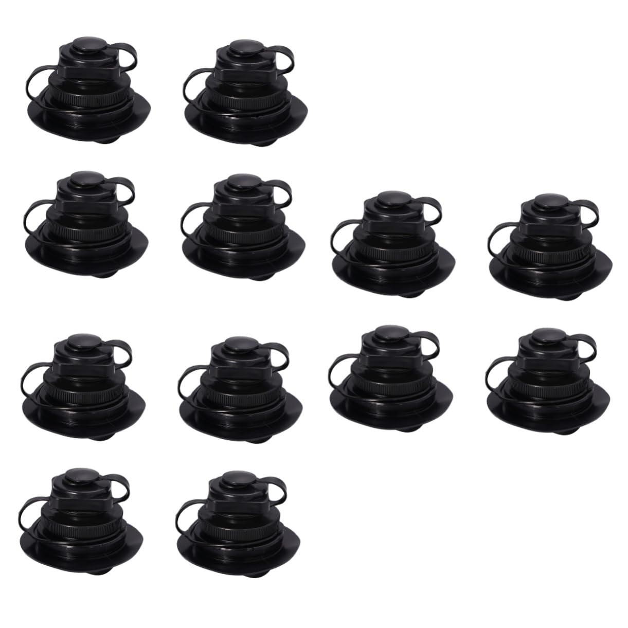 TOYANDONA Boston De Boquilla De Gas Kayac Adaptador De Manguera De De Inflado Inflación Válvula De Aire para Válvula Boston De Polivinilo Negro