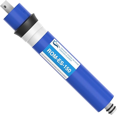 Filtro de membrana de ósmosis inversa 150 GPD RO de 12 x 2 pulgadas, repuesto para debajo del fregadero, sistema purificador de filtración de filtro